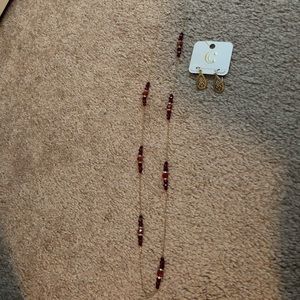 Necklace and earring set